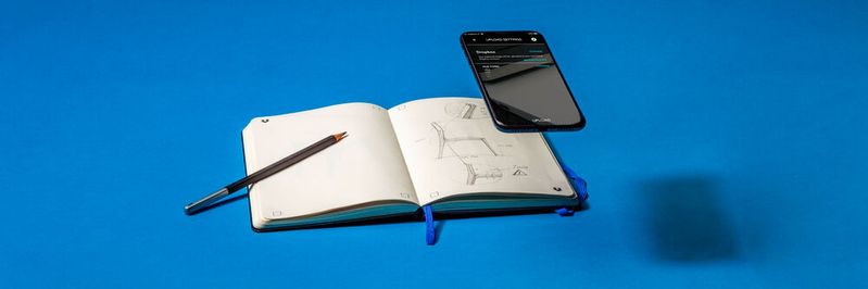 Um ihre Papier-basierten Produkte zu digitalisieren, tat sich Moleskine mit Dropbox zusammen.(Bild:  Moleskine)