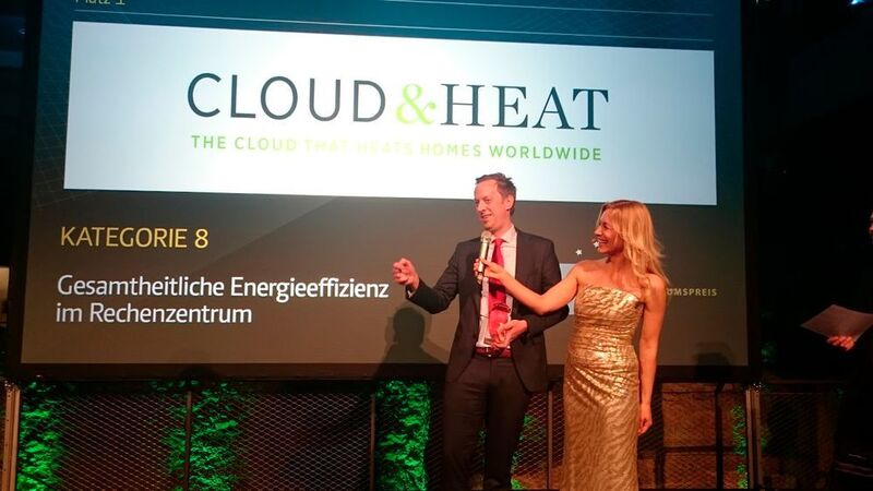 Sieger in der Kategorie Gesamtheitliche Energieeffizienz im Rechenzentrum: Cloud&Heat Technologies GmbH (Bild: Tobias Mayer)