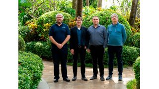 Das neue GenICam-Vorsitzenden-Team (v.l.n.r.): James Falconer, Michael Schmidt, Marcel Naggatz, Chris-toph Zierl.  (Bild: EMVA)