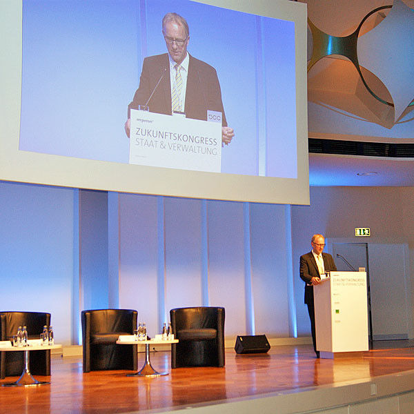 Der Präsident der Konferenz der Kantonalen Finanzdirektorinnen und Finanzdirektoren der Schweiz unterstrich die Vorzüge des Föderalismus in einer globalisierten Welt (Foto: mk)