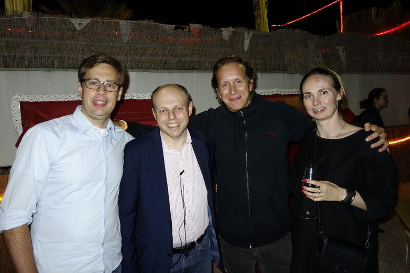 Danke an das AMD Team, (v. l.) Christian Dotzauer, Alexander Belenkiy, Jochen Röth und Tatiana Plastinina. (Bild: IT-BUSINESS )