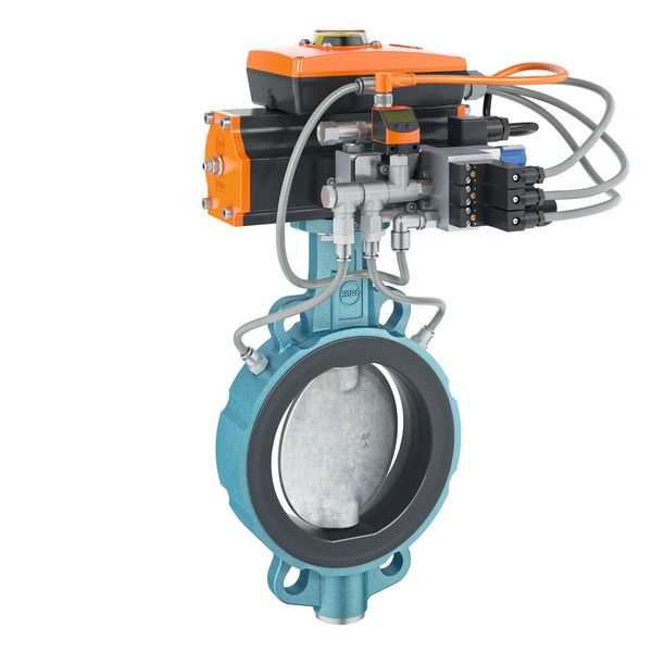 Inflas-Absperrklappen reduzieren den Verschleiß bei abrasiven Medien erheblich und arbeiten äußerst produktschonend. Dennoch sucht man nach Möglichkeiten, den Verschleiß genauer zu bestimmen und so vorbeugend eingreifen zu können. (Bild: Ebro)