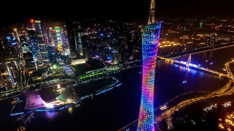 Millionen-Metropole Guangzhou: Westliche Halbleiterkonzerne wollen Chinas Riesenmarkt nicht aufgeben.(Bild:  frei lizenziert /  Pixabay)