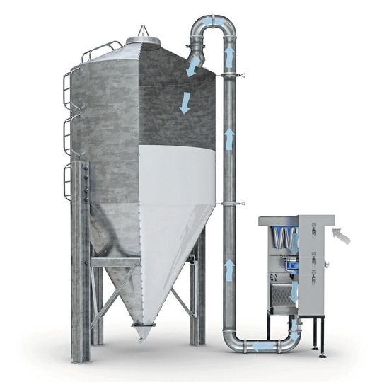 Mannshoch ist das neue Tank-Überdrucksystem von Freudenberg(Bild:  Freudenberg)