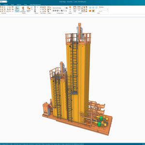 Mit dem Solid Edge Design Configurator lassen sich vorkonfigurierte Modelle schnell und einfach einfügen und bearbeiten – und das kostenlos. Als intelligente Datensätze mit vordefinierten Regeln kann eine Vielzahl von vorkonfigurierten Modellen eingefügt und automatisch an die Baugruppe angepasst werden. (Bild:  Siemens)