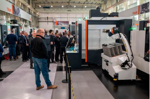 Over 500 manufacturing professionals visited Yamazaki Mazak’s November Open House.(Source:  Yamazaki Mazak)