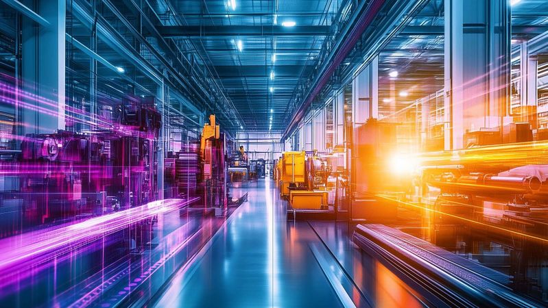 Wer strukturiert und planvoll ins digitale Zeitalter aufbricht, erkennt schon bald einen messbaren Nutzen.(Bild:  ©SiSter-AI-Art/stock.adobe.com/Fraunhofer IPA)