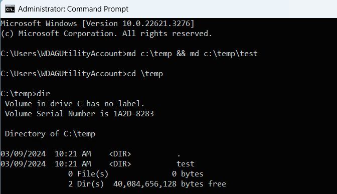 In der „CMD“ lassen sich Befehle miteinander kombinieren. (Bild:  Thomas Joos)