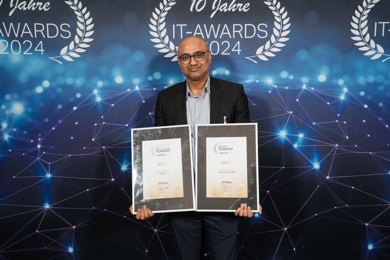 Zweimal Gold für Infosys: V Sachin Rao. (Bild: Manuel Emme Fotografie)