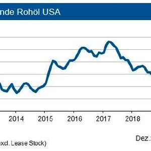 Bis Ende Dezember 2019 reduzierten sich die Rohölvorräte der USA leicht um 1,7 % auf rd. 442 Mio. Barrel. Die Bestände an Benzin und den übrigen Destillaten bewegten sich auf einem stabilen Niveau, ebenso wie die Propanvorräte. Somit ist die Rohölversorgung weiterhin sehr gut.