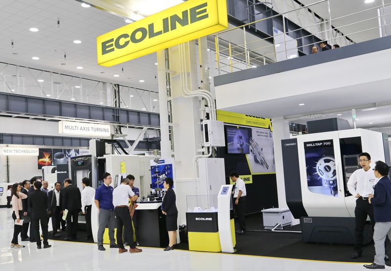 The new design of the Ecoline-series – introduced during the Iga Innovation Days from 22 to 25 July 2015. (Bild: Anne Richter, SMM)