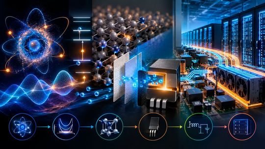 Figure 1: From quantum atoms to AI infrastructure.(Source:  Maurizio Di Paolo Emilio)