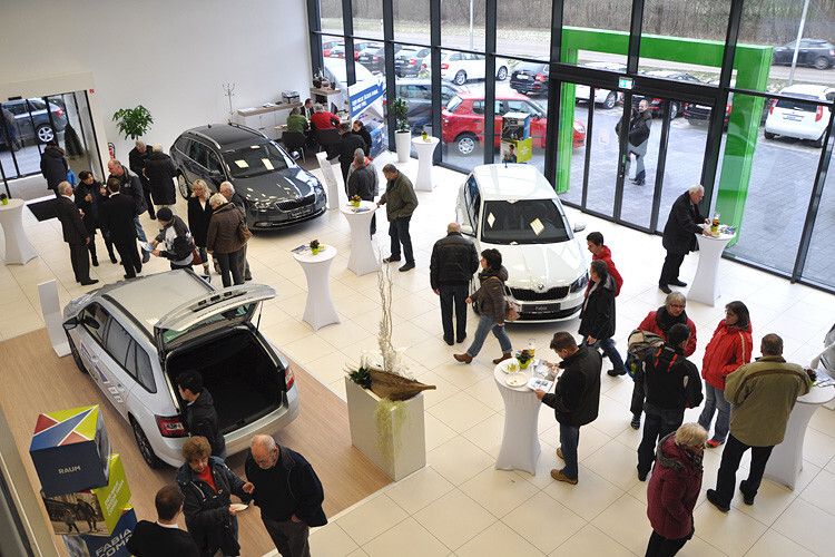 Im Autohaus Koch in Schwäbisch Hall „war der Schauraum bereits um 10 Uhr voll und blieb es bis zum Nachmittag“. (Foto: Autohaus Koch)