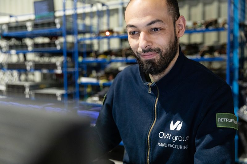 Recycling wird bei OVH aus zwei Gründen groß geschrieben: Der Umwelt zuliebe und weil die Produktionskosten sinken.  (OVH )