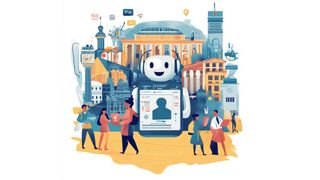 Der Facebook- und Instagram-Konzern Meta wird nach monatelanger Verzögerung nun seinen KI-Chatbot in der EU in sechs europäischen Sprachen einführen. (Bild: Midjourney / KI-generiert)