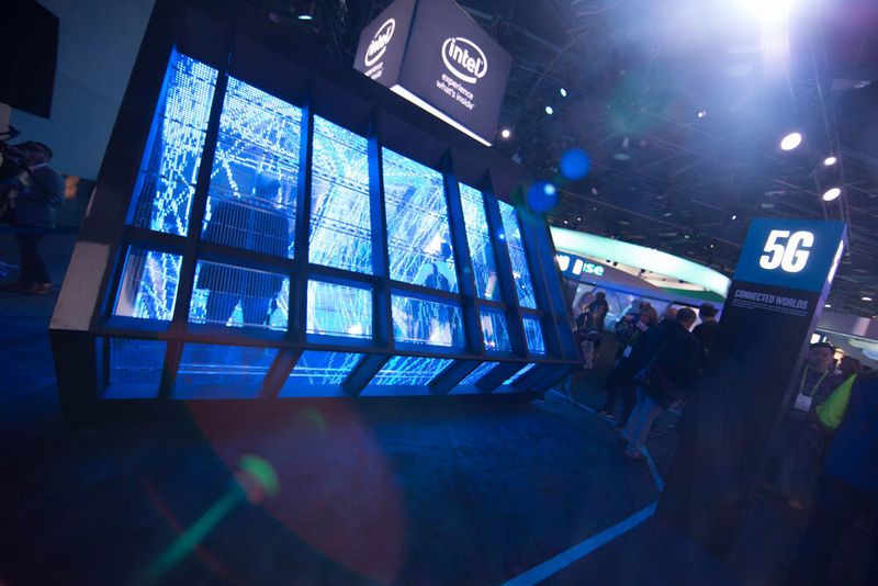 Sehenswertes auf dem Stand von Intel auf der CESW in Las Vegas. (Intel Corporation)