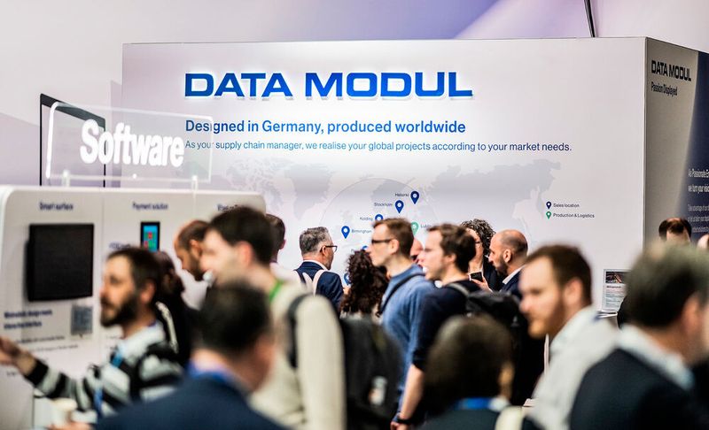 Data Modul zeigt in Halle 1, Stand 368 u. a. das Wheel on Display (WoD), ein modulares HMI-Konzept, das sich besonders für präzise, intuitive Bedienaufgaben in der Medizintechnik eignet. (Bild: Data Modul)