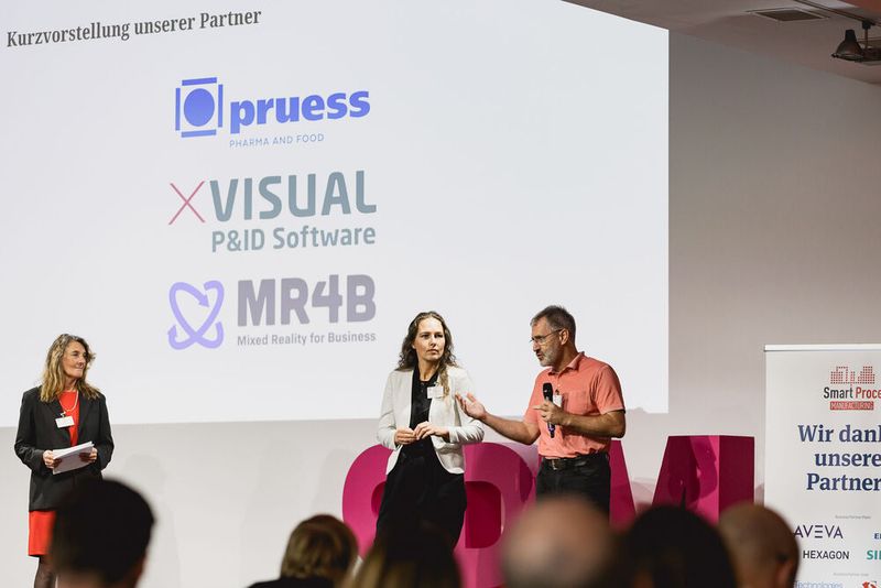 Wie die Brücke von technischem Fließbild zu virtueller Automatisierung funktionieren kann zeigt X‑visual mit den Partnern Pruess und MR4B. (Bild: Stefan Bausewein)