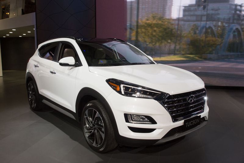Bei Hyundai gibt's mit dem Tucson – na klar – ein SUV zu sehen. (Newspress)