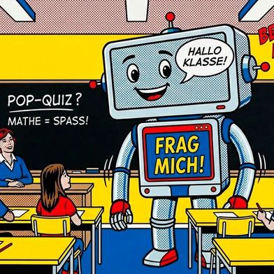 Lebensgroß ist „telli“ nicht, aber trotzdem ein Hingucker. (Bild: Gemini / KI-generiert)