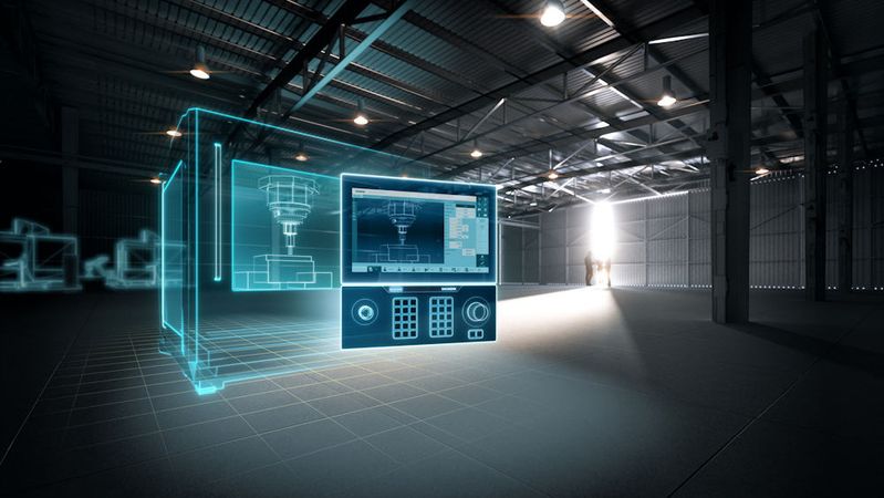 Sinumerik One bildet die technologische Basis für das Retrofit von Walzenschleifmaschinen und ermöglicht eine moderne, leistungsfähige CNC-Steuerung.(Bild:  Siemens)