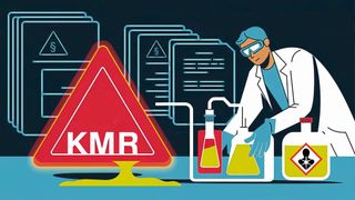 Für den Umgang mit so genannten KMR-Stoffen gelten besonders strenge Sicherheitsregeln. Hier gab es im Dezember 2024 einige Neuerungen in der Gefahrstoffverordnung. (Bild: ideogram.ai / KI-generiert)