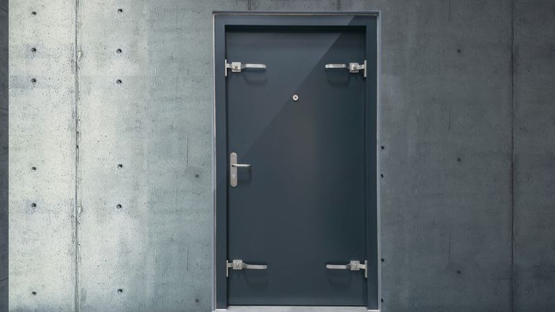 Innenansicht einer Schutzraumtür.(Bild:  Hodapp GmbH & Co. KG)