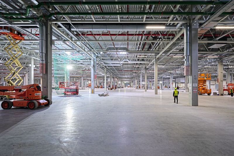 Aufbau des BMW Group Werks Irlbach-Straßkirchen. (Bild: Tom Kirkpatrick/BMW AG)