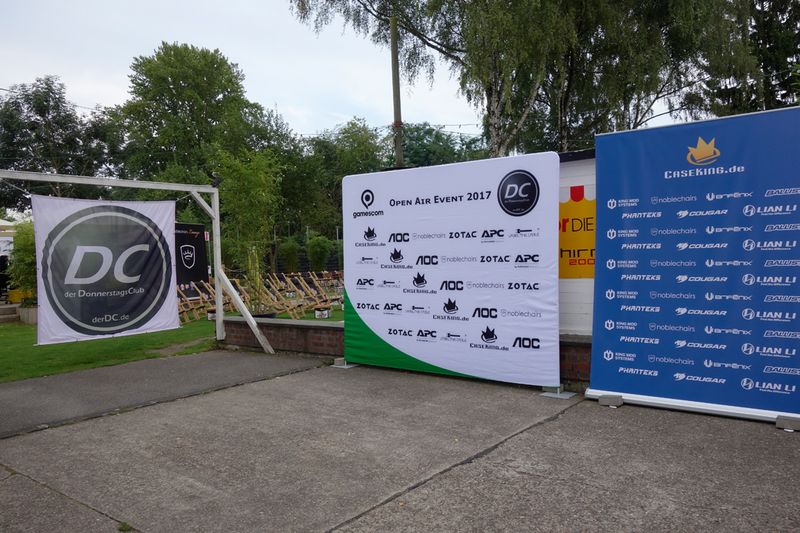 DC Club Gamescom 2017 in der Kantine. (Bild: IT-BUSINESS)