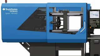 Die Systec Multi deckt laut Hersteller alle Varianten der Mehrkomponenten-Spritzgießens ab. Auf der Fakuma zeige Sumitomo (SHI) Demag die Produktion einer Dekorblende mit zweifelsfreier Rückverfolgbarkeit per DMC-Lasermarkierung und MES. (Sumitomo (SHI) Demag)