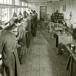 Der Prototypenbau Anfang der Fünfzigerjahre.(Bild:  Reinz)