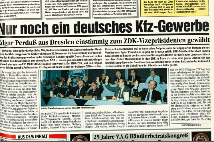 »kfz-betrieb« berichtete nicht nur früher über die Entwicklung … (Foto: VBM)