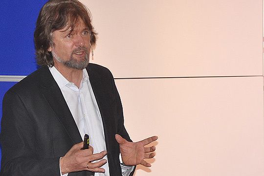 Ein weiterer Höhepunkt der Veranstaltung war der Vortrag von Polarforscher Arved Fuchs. Er sprach über Extremsituationen bei seinen Expeditionen und Parallelen im beruflichen Alltag. (Archiv: Vogel Business Media)