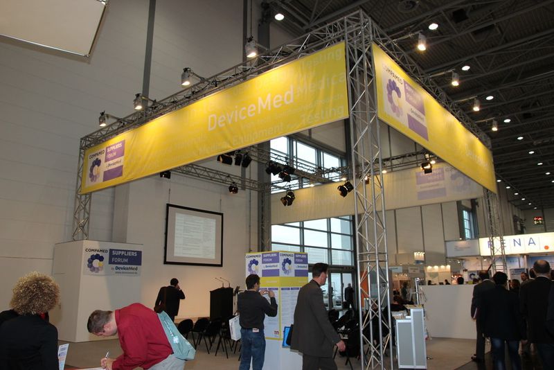Auf dem Compamed Suppliers Forum by Devicemed können sich Messebesucher drei Tage lang kostenlos über aktuelle Themen für Hersteller medizintechnischer Produkte informieren. (Bild: Finus)