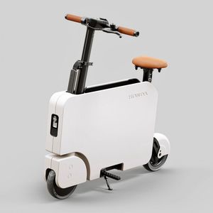 Kofferroller gab es früher schonmal. Honda hat mit dem Motocompacto eine Neuauflage gebaut.(Bild:  Honda)