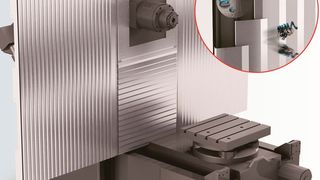 Die X-Y LM Schutzwand erreicht Verfahrgeschwindigkeiten bis zu 120 m/min. und Beschleunigungen bis zu 2 g. (P.E.I.)