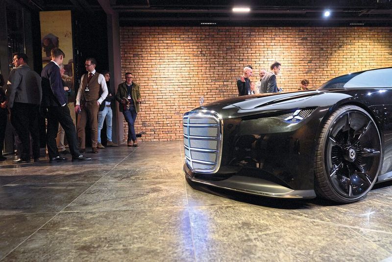 Mercedes hatte zum Car Design Event das Showcar „Vision Iconic“ mit nach München gebracht – als Europa-Premiere.(Bild:  Philipp Rupprecht/CDE)