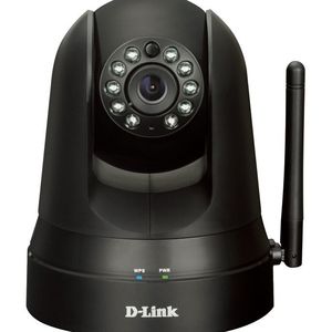 Der Home Monitor 360 verfügt über eine Pan/Tilt/Zoom (PTZ)-Kamera, Infrarot-LEDs und H.264- und MJPEG-Kompression