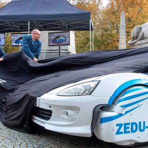 Der Prototyp wurde am 28. September 2022 in Stuttgart erstmals vorgestellt.(Bild:  DLR/FrankEppler)