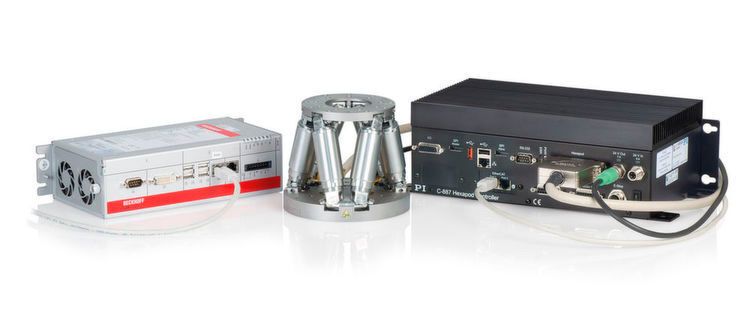Bild 4: Für die Steuerung des Hexapodsystems lassen sich alle Funktionen der SPS-Standardsprache verwenden; es ist keine proprietäre Sprache notwendig. (Physik Instrumente)