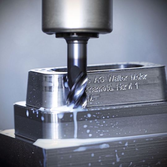 Harvi-VHM-Fräserbaureihe: Mit dieser Baureihe kann ein breites Werkstoffspektrum abgedeckt werden. Von hochwarmfesten Hochleistungslegierungen, Stahl, rostfreiem Stahl bis hin zu Gusseisen.(Bild:  Matthias Böhm)