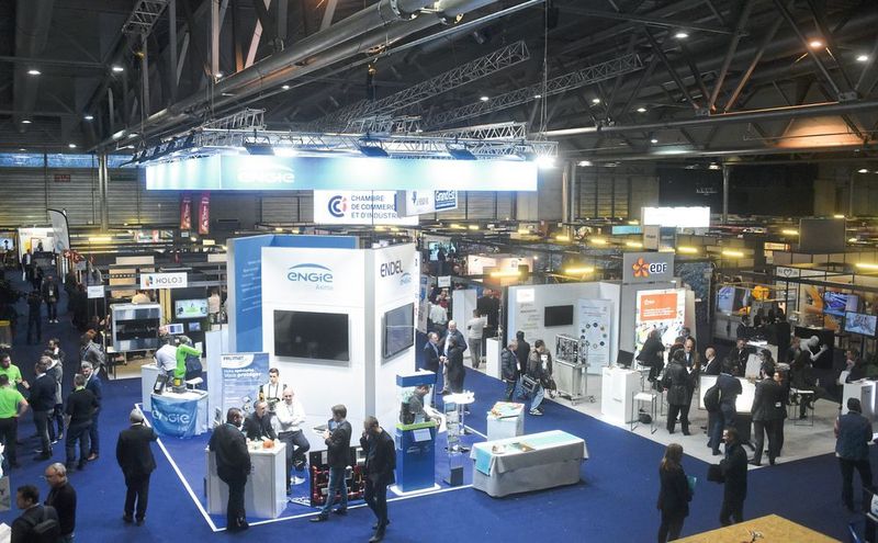 Ob Großkonzern oder Start-Up – auf der Messe Be 4.0 2018 zeigten zahlreiche Unternehmen ihre Angebote zum Thema Industrie 4.0. (CATHERINE KOHLER)
