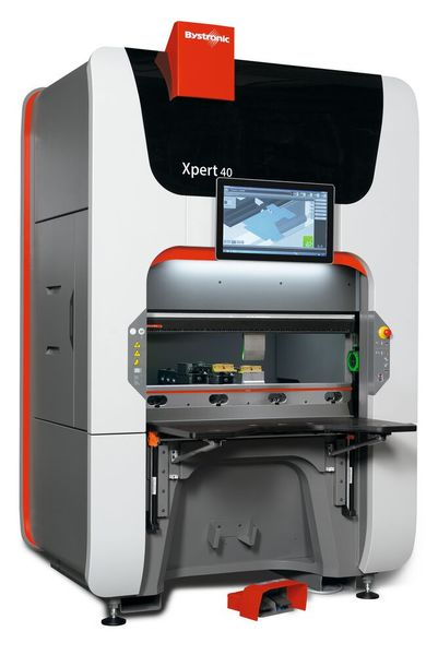 Die Abkantpresse «Xpert 40» von Bystronic überzeugt durch Schnelligkeit. (Bild: Bystronic CorCom)