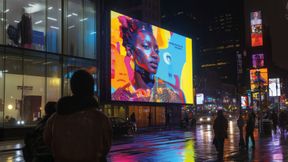 Die Hardware, etwa großformatige LED-Displays, ist nur noch ein Teil einer kompletten Lösung, nach der die Kunden verlangen. Ein Partner muss zudem die passende Software und begleitende Services liefern, um Projekte zu gewinnen.  (Bild: © Rattanachai - stock.adobe.com / KI-generiert)