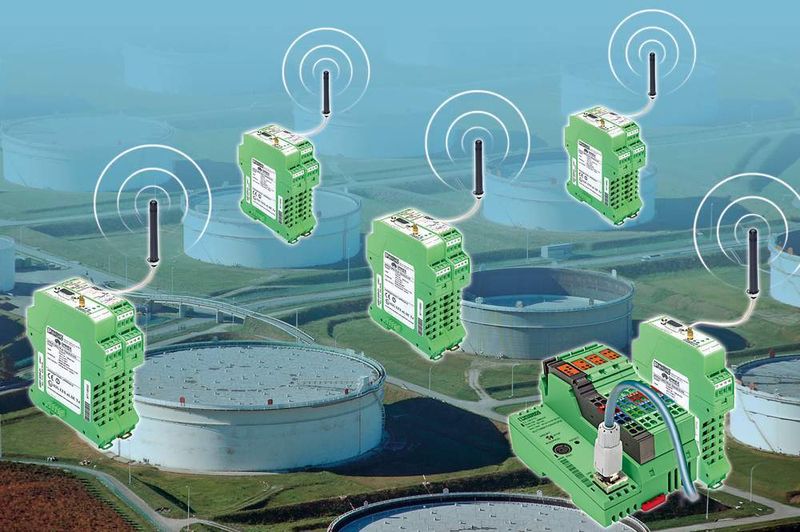 Bild 3: Mit den Geräten vom Typ RAD-Line-Data-DB-Bus können E/A-Daten direkt in Modbus integriert werden. (Archiv: Vogel Business Media)