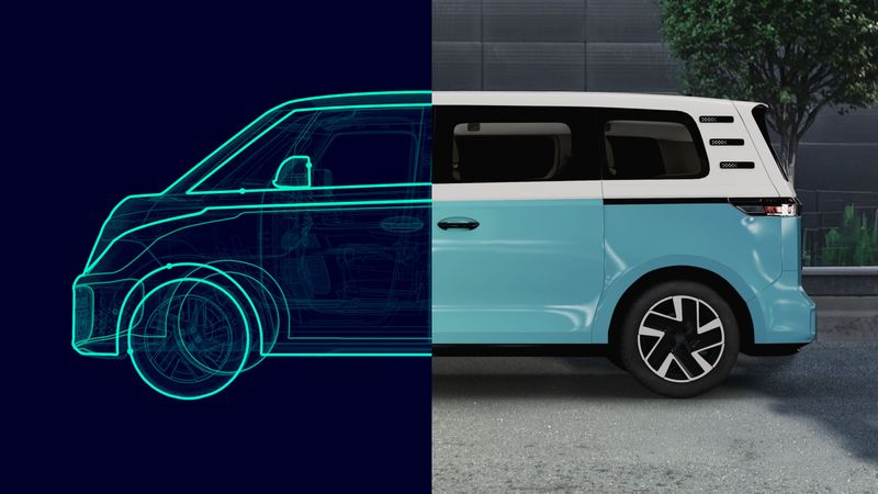 irtuelle Zwillinge, KI-gestützte Tests und neue Validierungskonzepte: Die Fahrzeugentwicklung wird zunehmend softwaregetrieben – und gewinnt dadurch an Tempo.(Bild:  Siemens)
