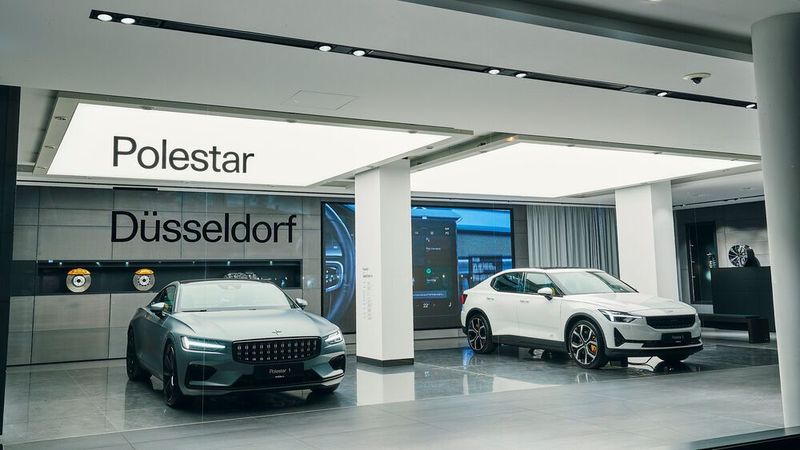 In Düsseldorf grenzt das Handover-Center direkt an den Polestar-Space an. (Polestar)