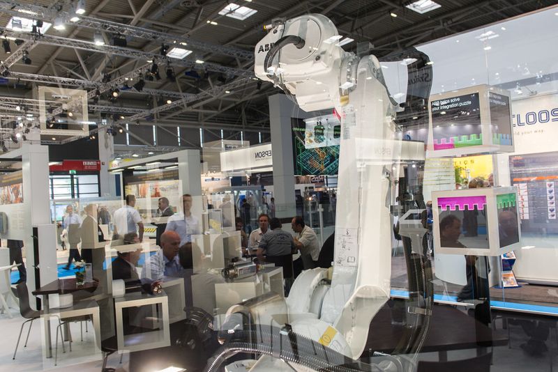 Rückblick: Impressionen von der Automatica 2012. (Bild: Messe München)