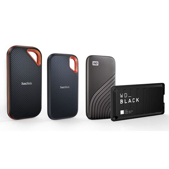 Western Digital hat sein neues Line-up an 4-Terabyte-SSDs vorgestellt.(Bild:  Western Digital)