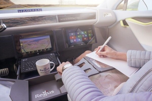 Mit dem vollelektrisch angetriebenen Konzeptfahrzeug „XchangE“ zeigt die Schweizer Ideenschmiede Rinspeed auf dem Genfer Auto-Salon die Zukunft des autonomen Fahrens.  (Rinspeed)
